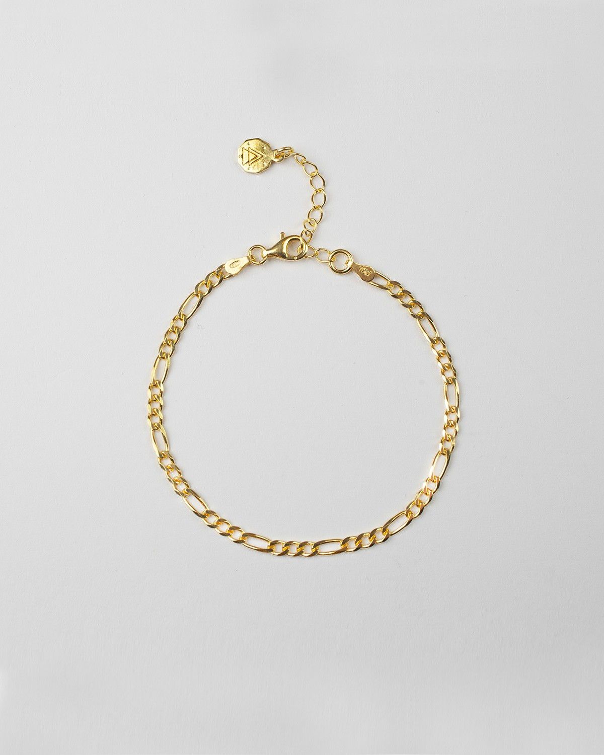 BRACELET GOURMETTE 080 3+1 OR JAUNE