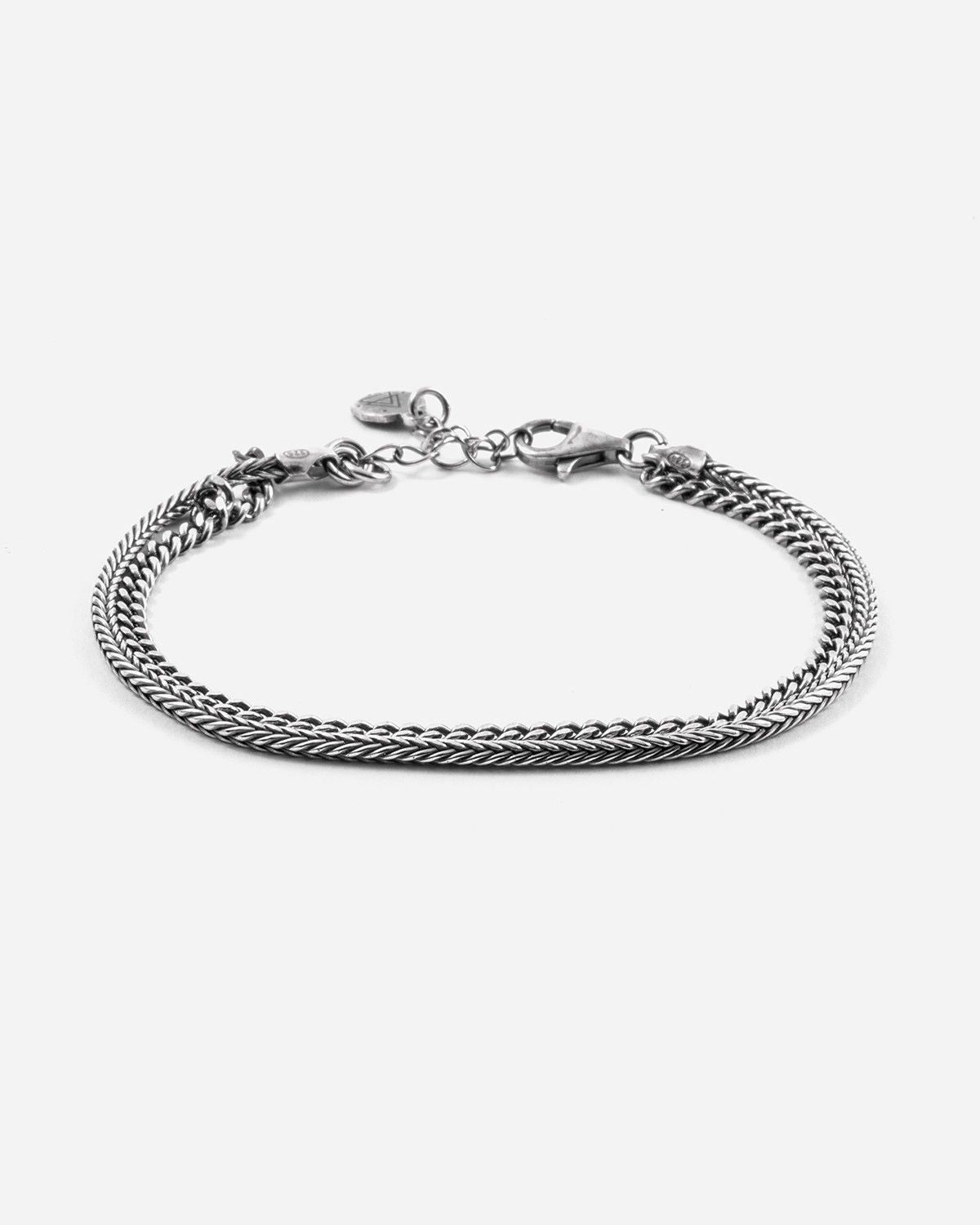 ARMBAND ZWEI KETTEN GROUMETTE UND FUCHßCHWANZ