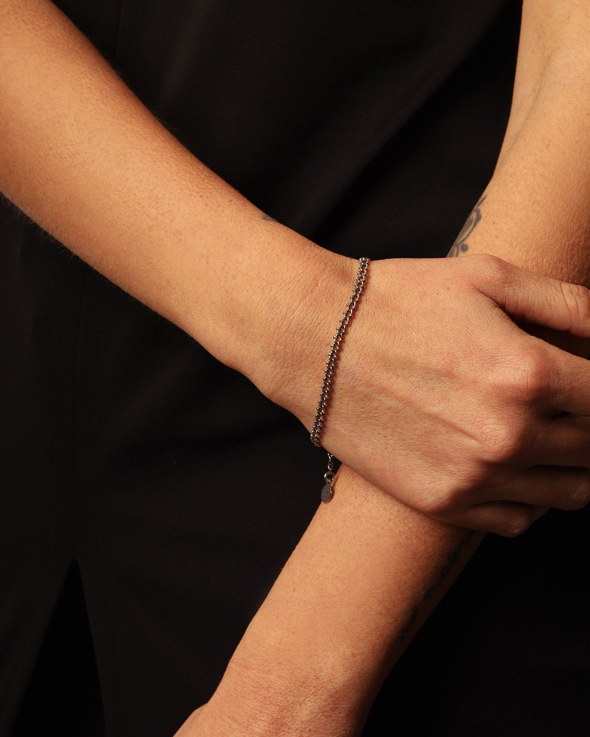BRACELET MAILLE JASERON / ARGENT BRUNI BRILLANT