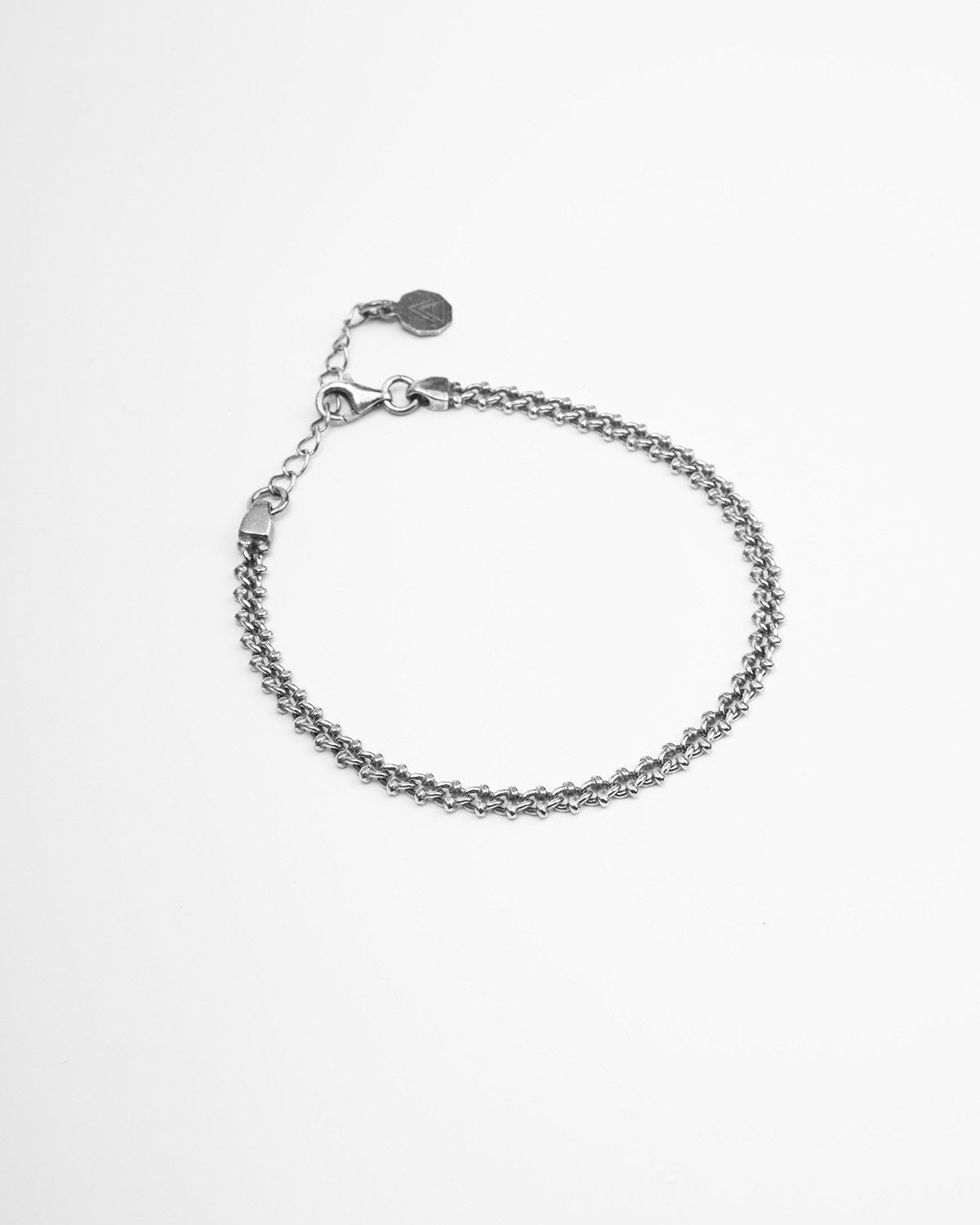 BRACELET MAILLE JASERON / ARGENT BRUNI BRILLANT