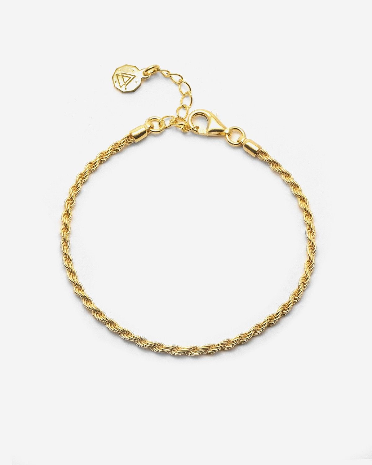 050 ROPE BRACELET / POLISHED YELLOW GOLD