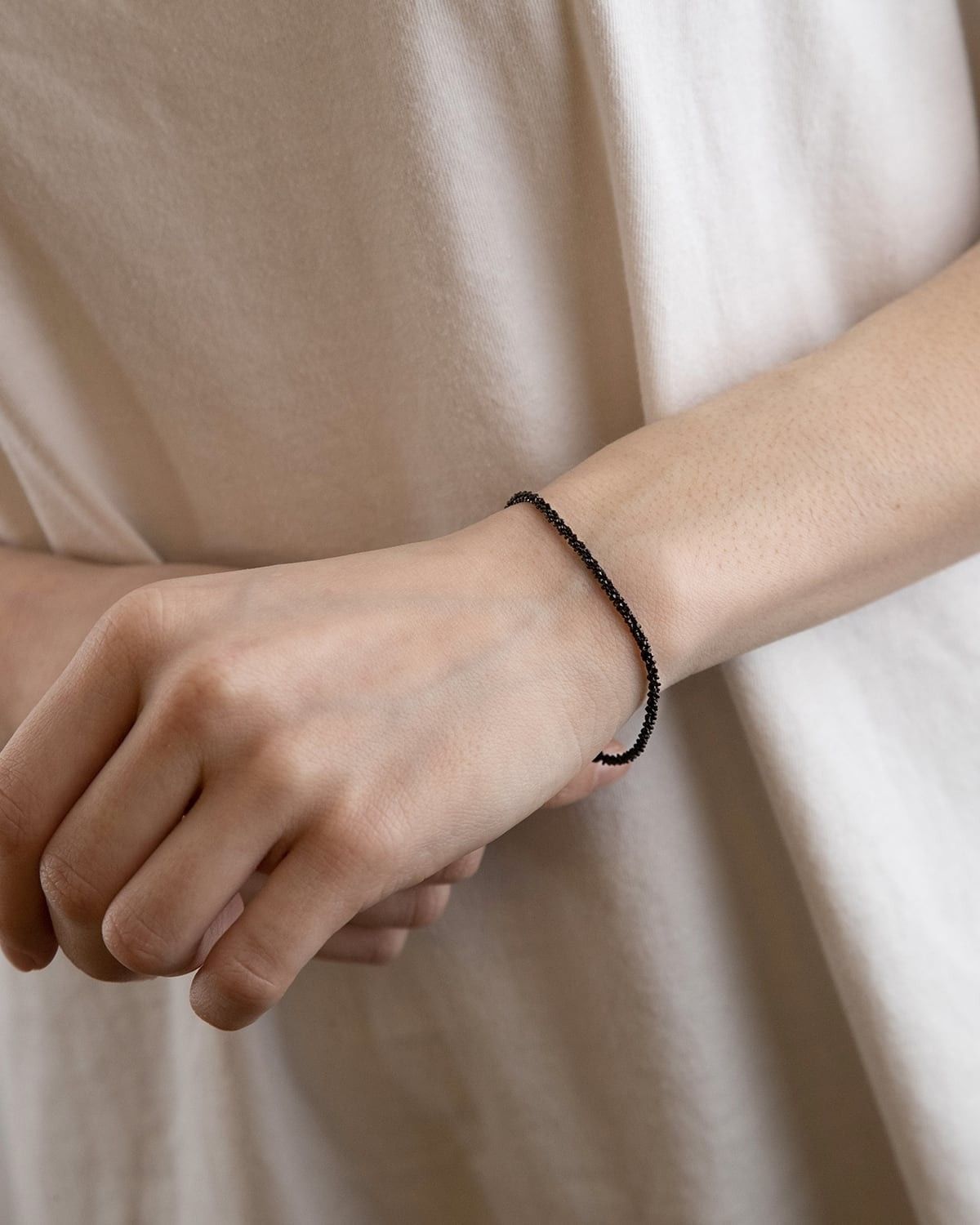 BRACELET LUMIÈRE / RUTHÉNIUM PEINT BRILLANT