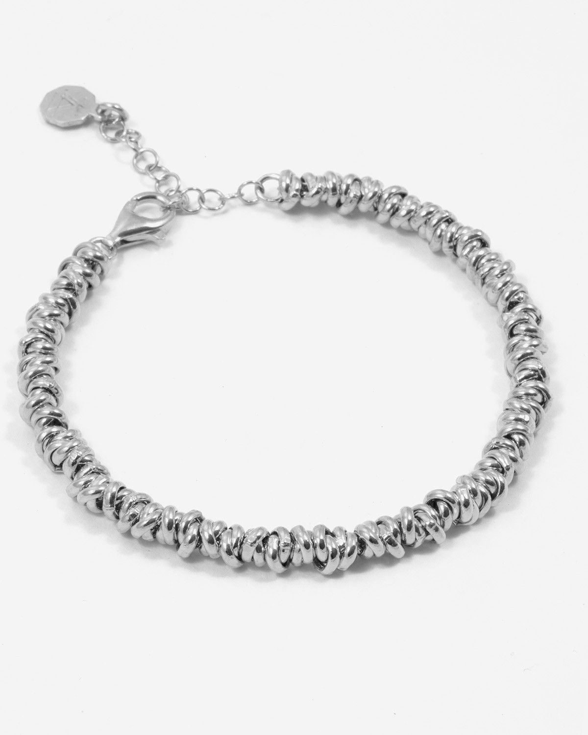 BRACELET MINI ANNEAUX / ARGENT BRUNI BRILLANT