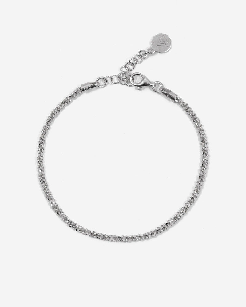 ARMBAND LICHT / RHODIUM POLIERT