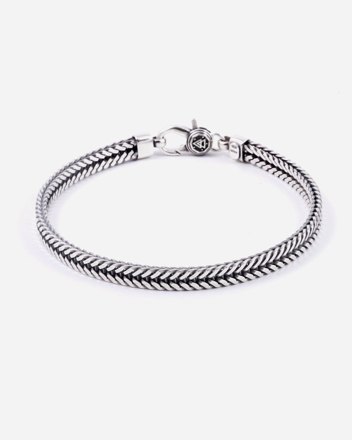 BRACELET QUEUE DE RENARD FULL PERSIAN WAVE EN ARGENT