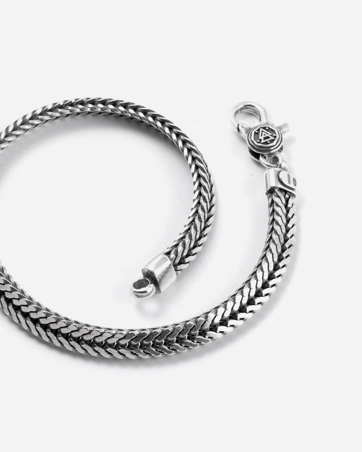 BRACELET QUEUE DE RENARD FULL PERSIAN WAVE EN ARGENT