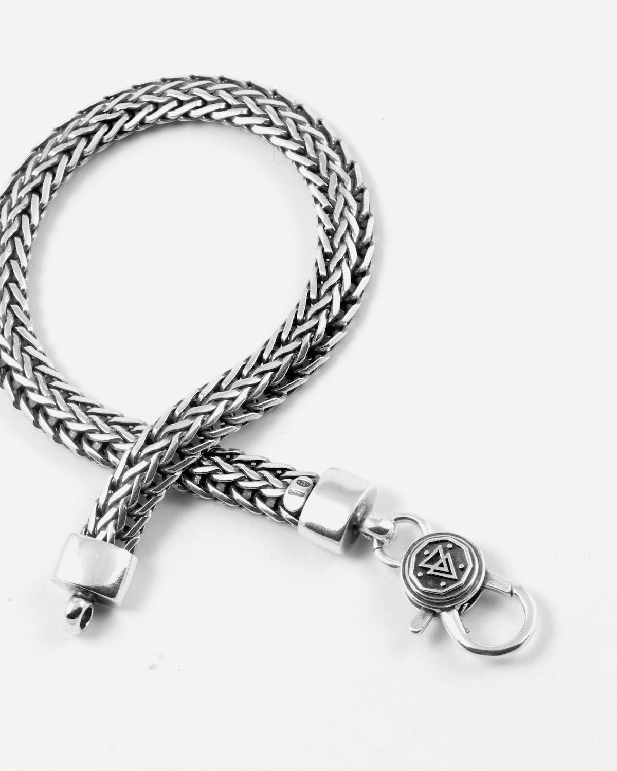 BRACCIALE OVAL PERSIAN WAVE IN ARGENTO