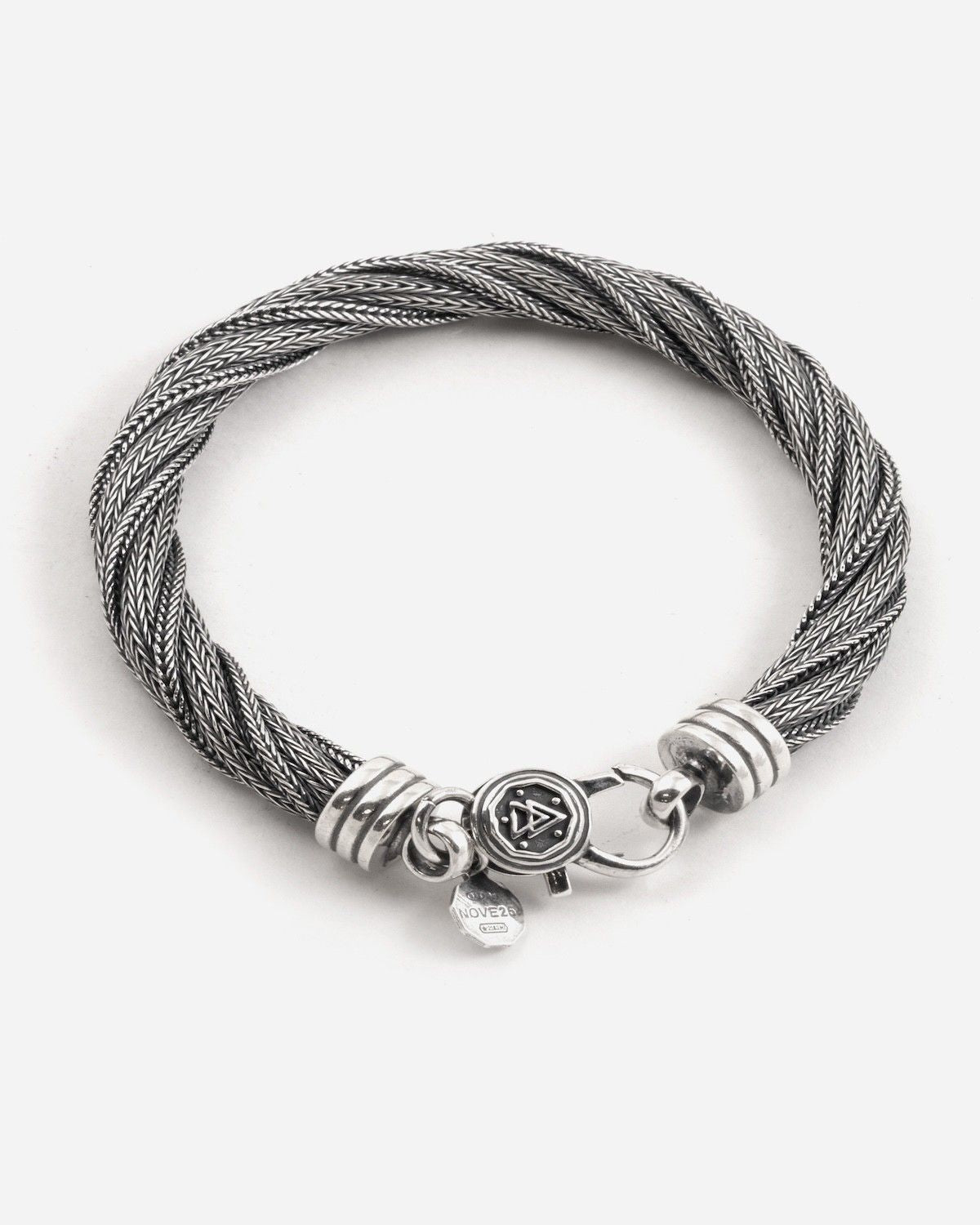 BRACELET MAILLE TORSADÉE GRAND EN ARGENT