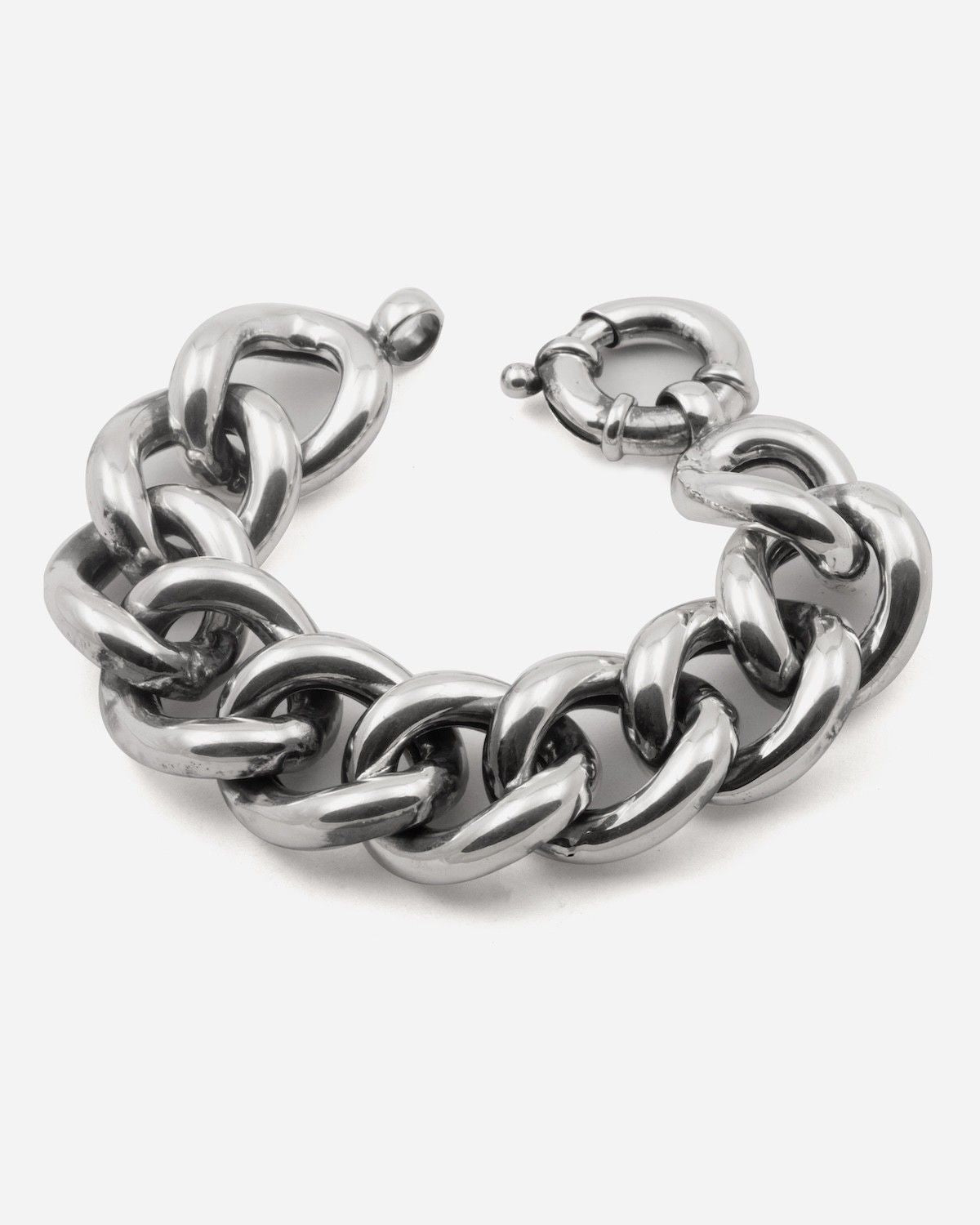BRACELET GOURMETTE 650 LIGHT EN ARGENT