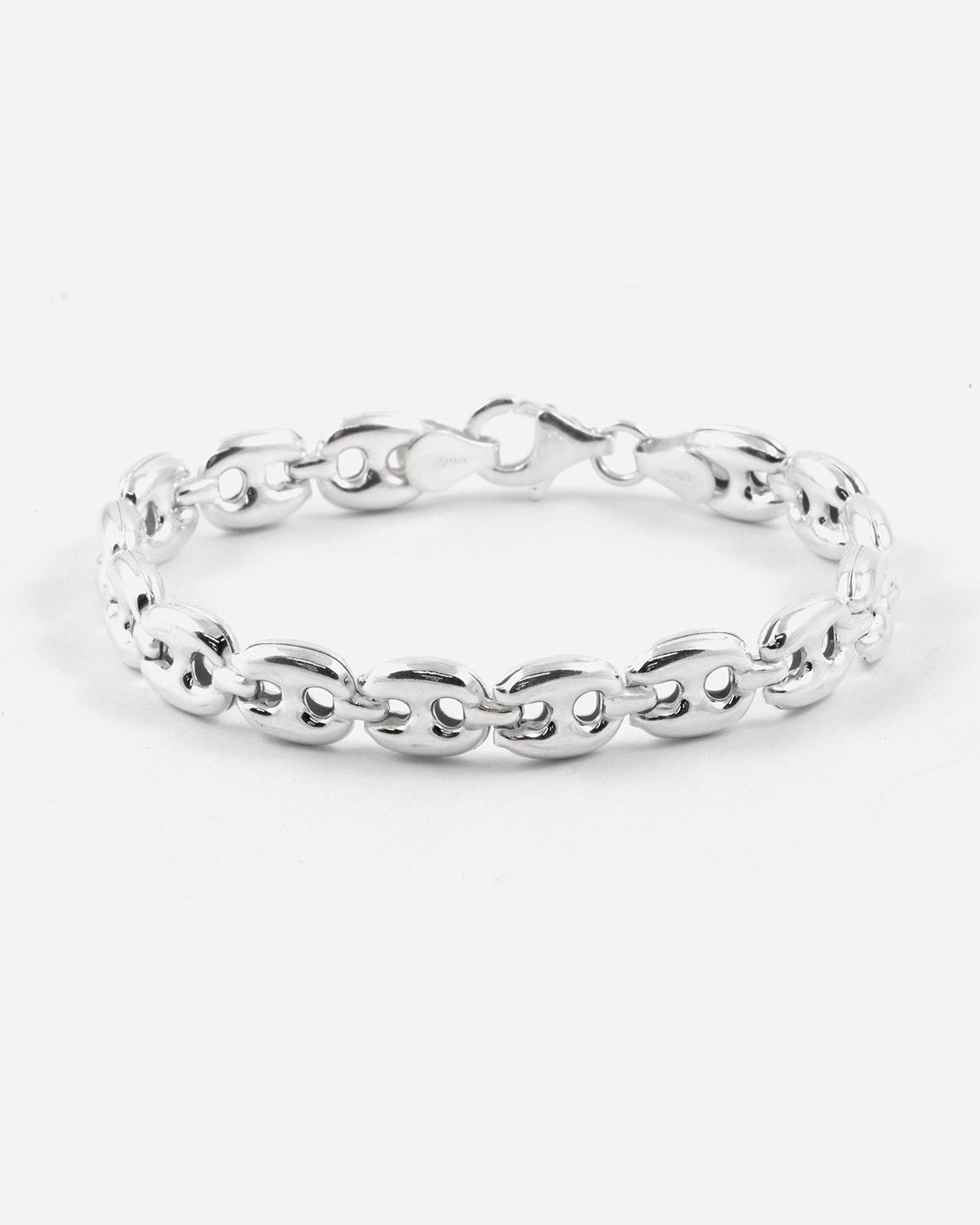 BRACELET CHAÎNE MARINE BOLD EN ARGENT
