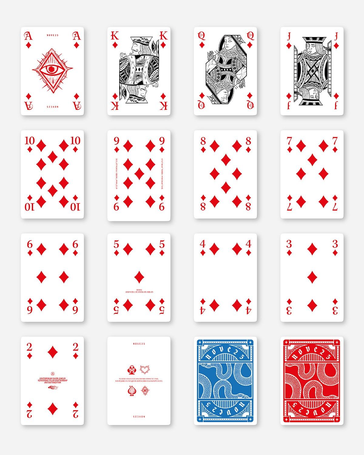 NOVE25 X MODIANO FRENCH-SUITED PLAYING CARDS