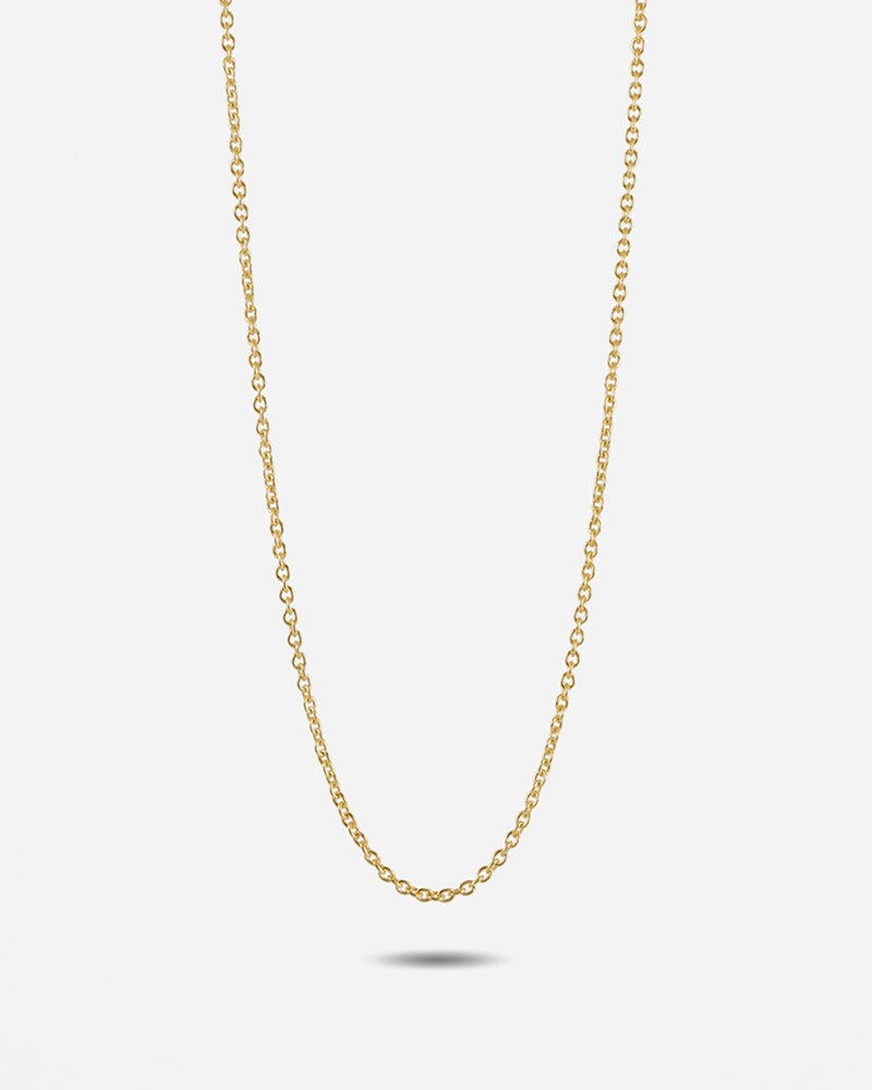 COLLIER CHAÎNE 40+5 OR JAUNE