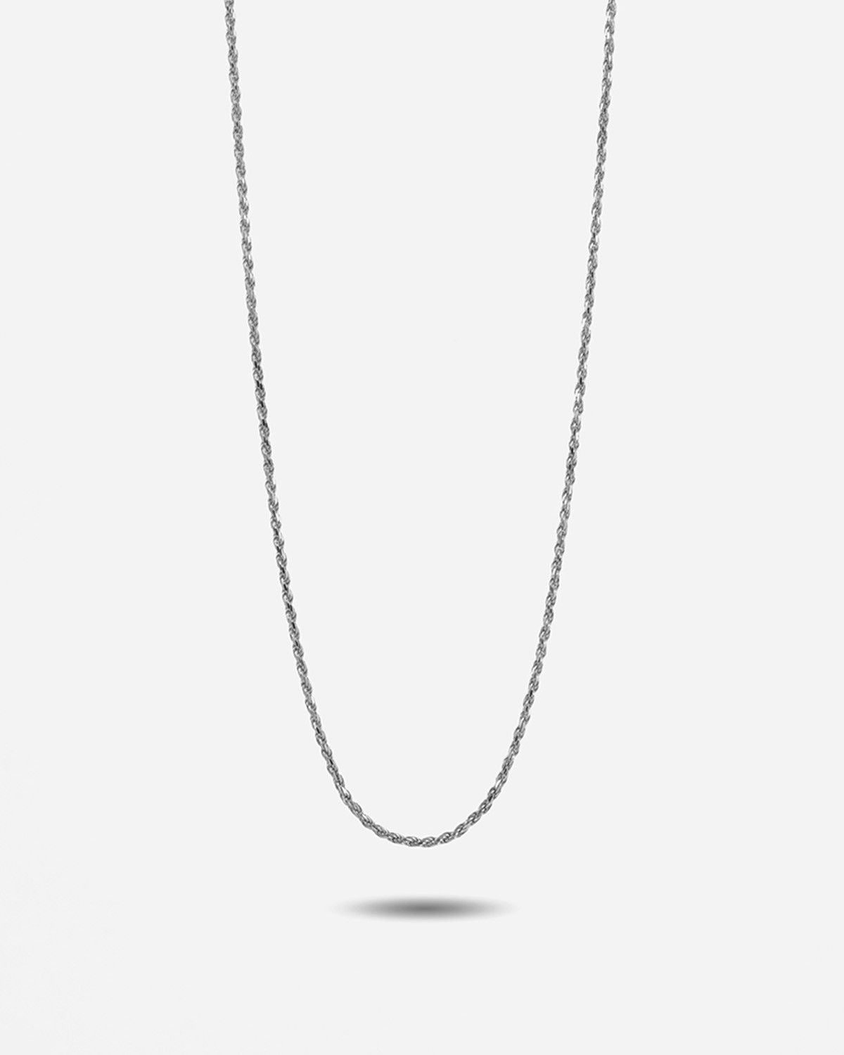 COLLAR CUERDA DE DIAMANTES 25 PLATA DE LEY