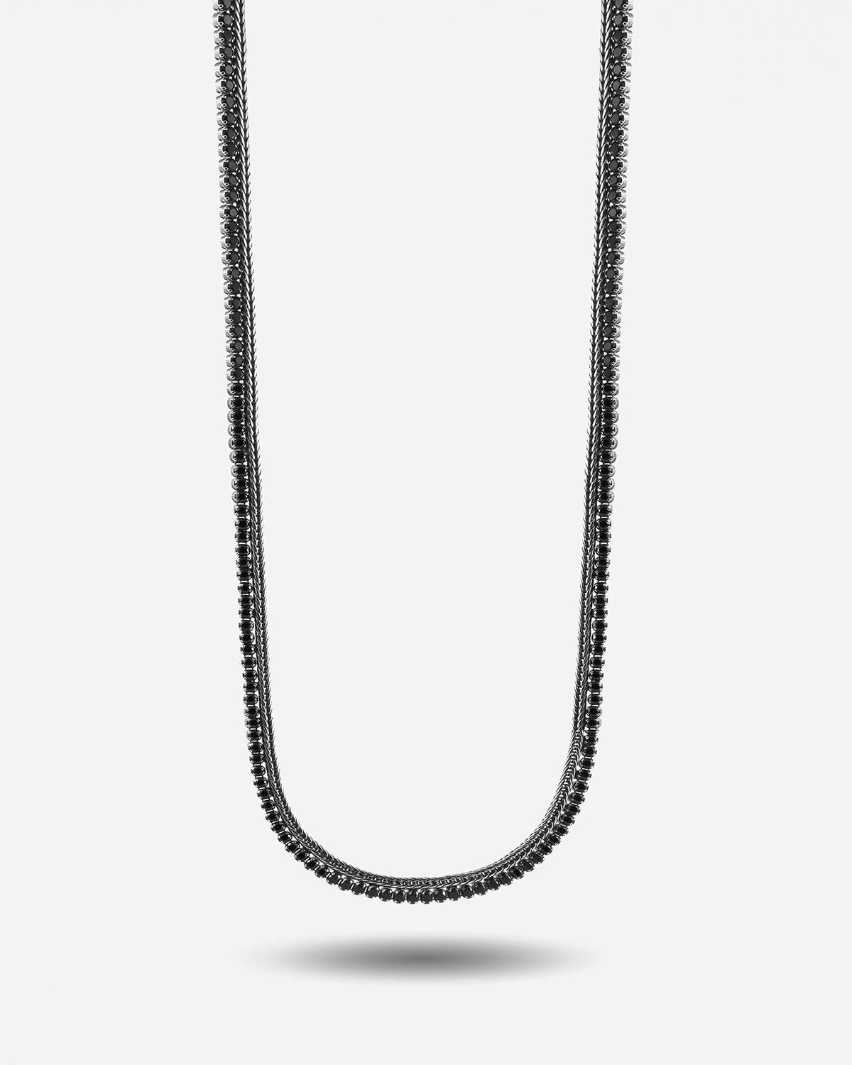 COLLIER TENNIS BLACK FOXTAIL
