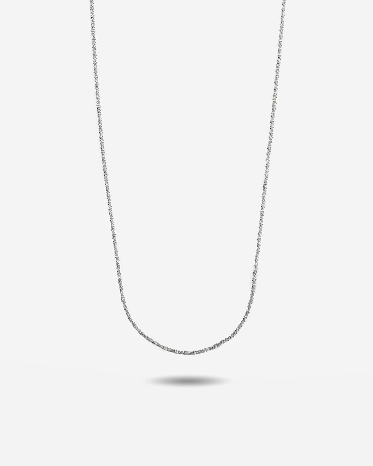 COLLANA LUCE IN ARGENTO RODIATA