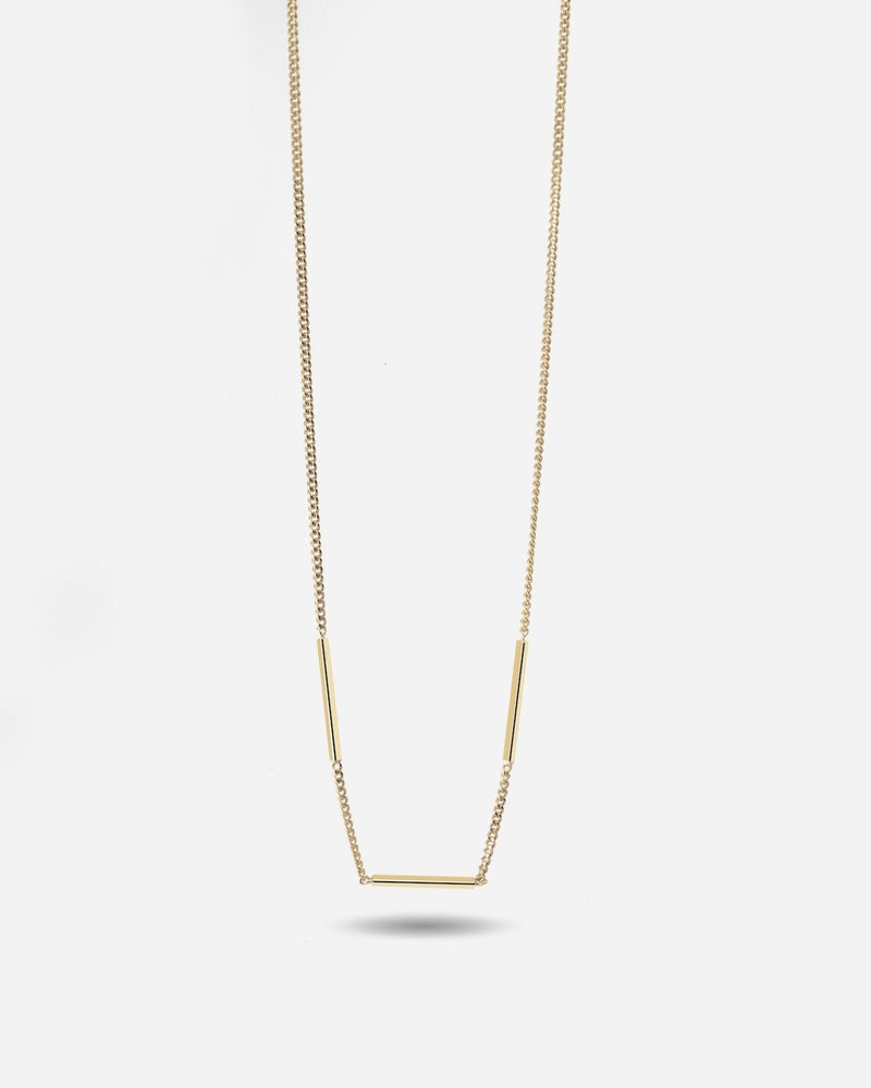 COLLANA GOLDEN BARS PLACCATA ORO