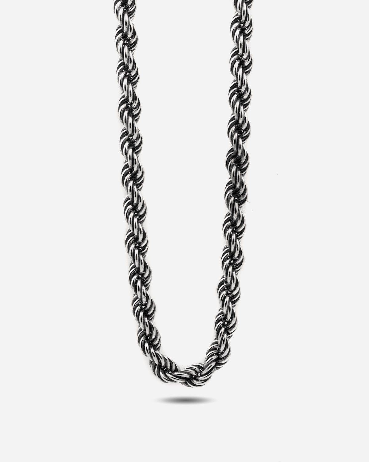 COLLAR CUERDA 180 LIGHT DE PLATA