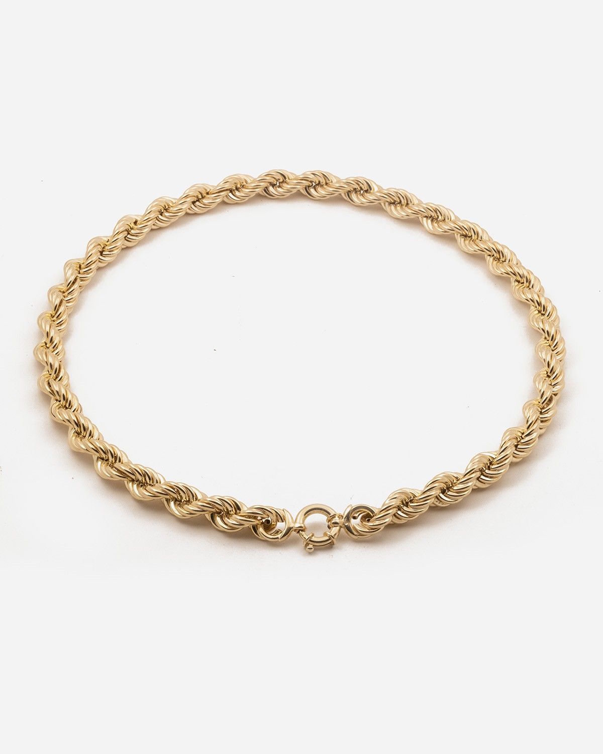 COLLIER CORDE 220 LIGHT PLAQUÉ OR