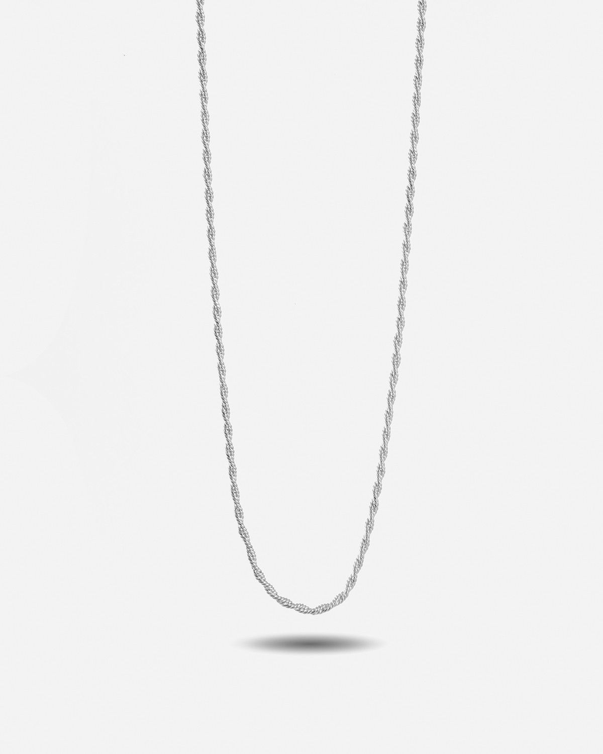 COLLIER MINI CHAÎNE CORDE EN ARGENT