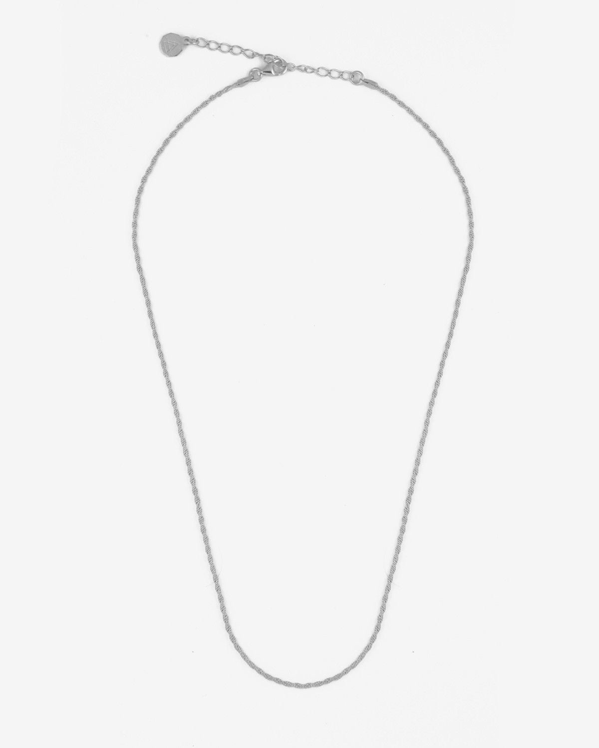 COLLIER MINI CHAÎNE CORDE EN ARGENT