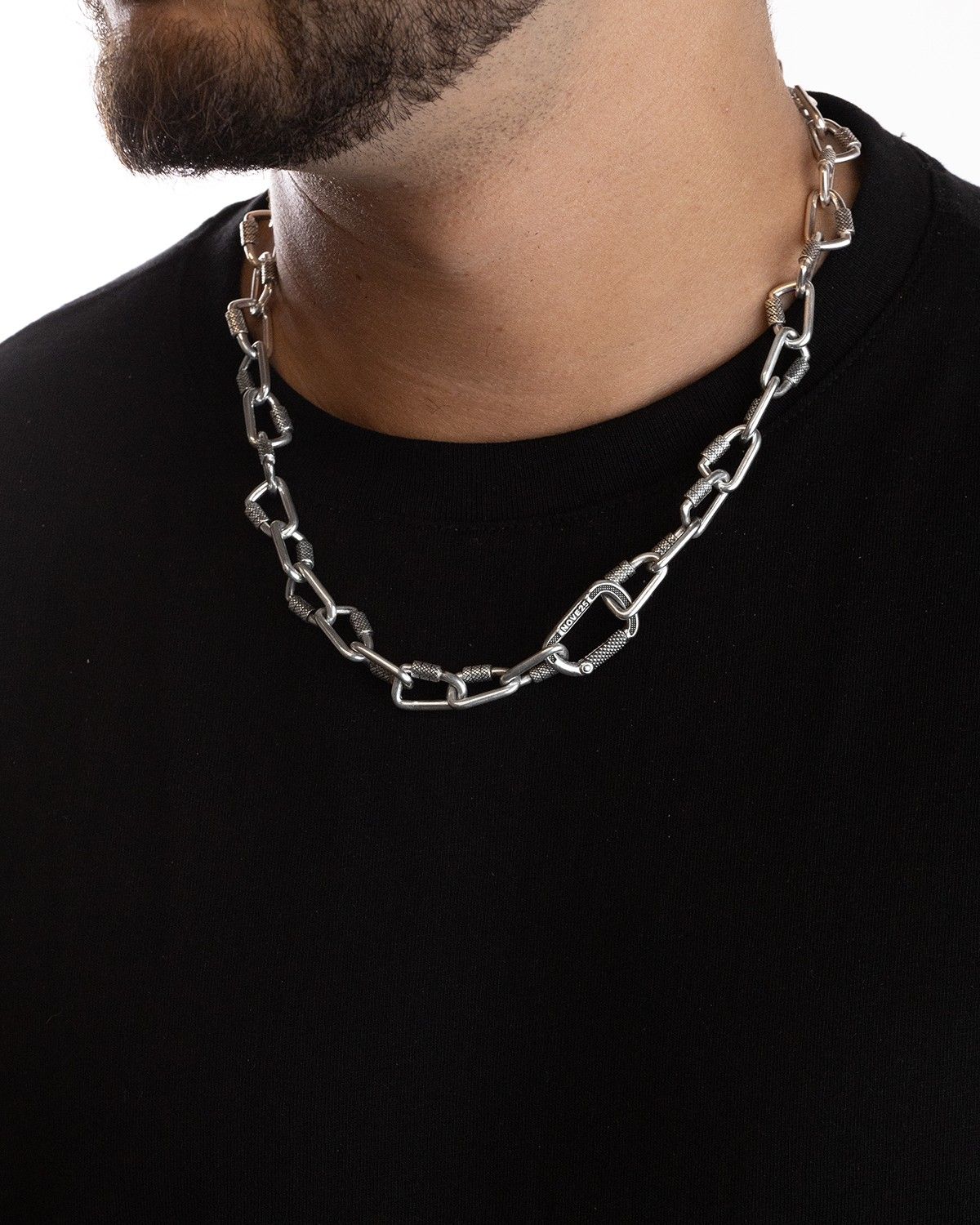 COLLIER CHAÎNE MOUSQUETONS