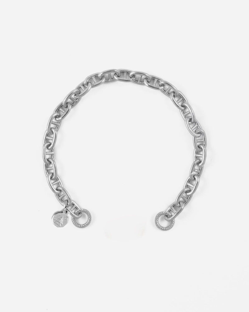 SILBER OFFENES ARMBAND KETTE REIF MIT STEG 150