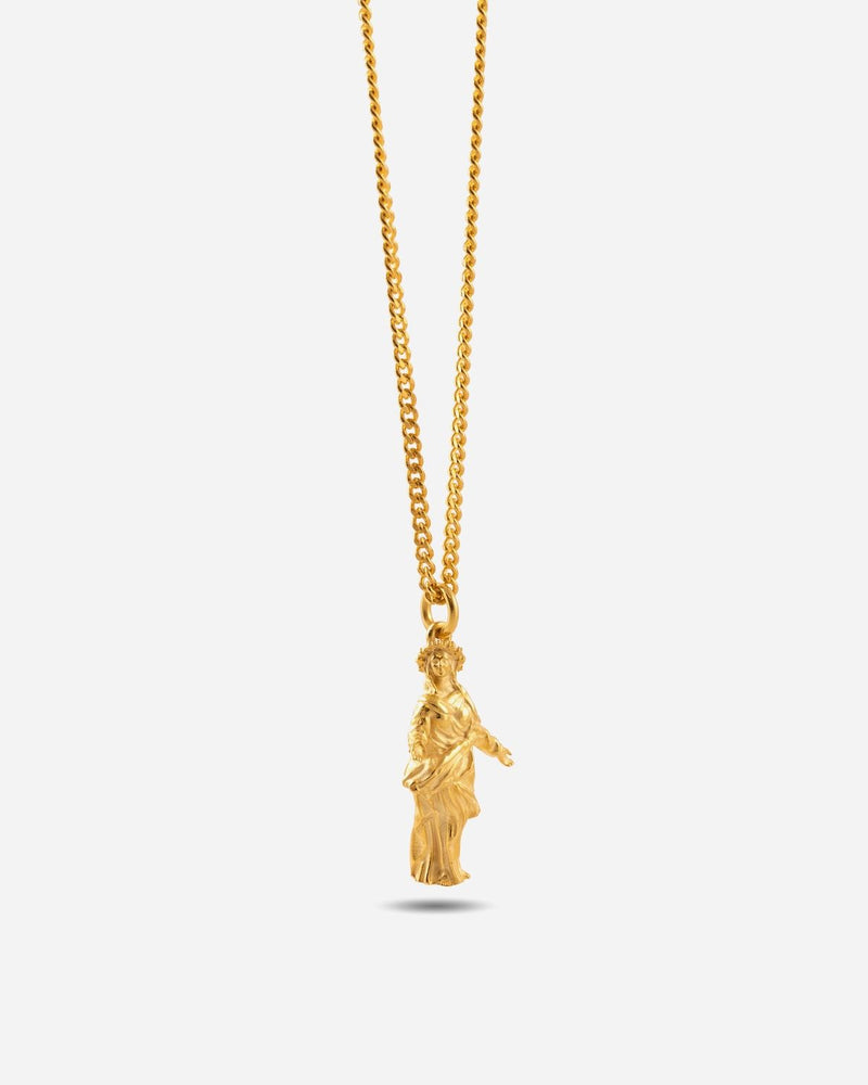 VERGOLDETER HALSKETTE MIT MADONNINA ANHÄNGER NOVE25 X MILANO SAYS