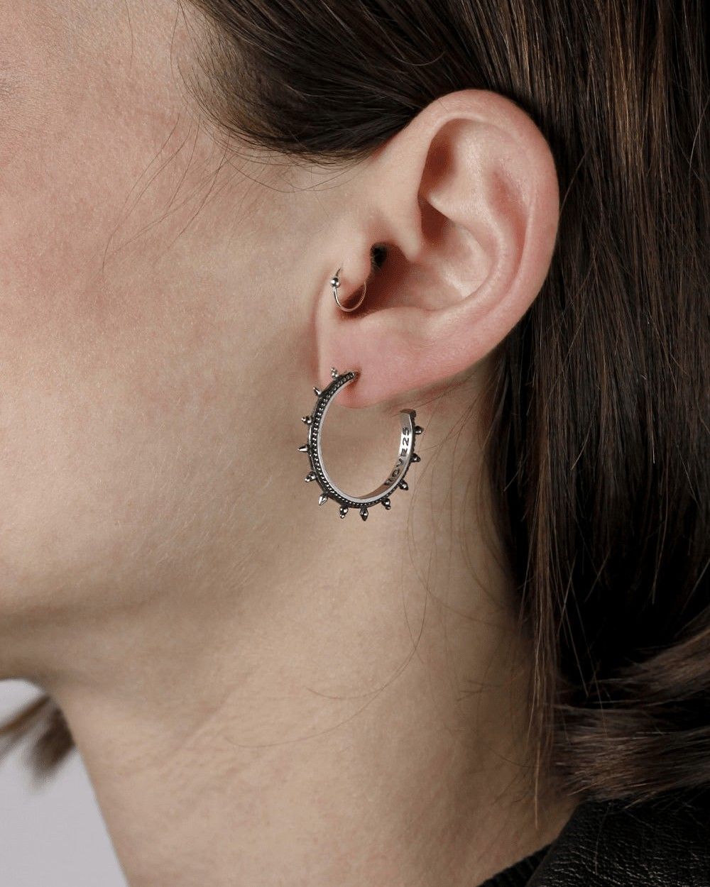 BOUCLES D’OREILLES PAIRE ETHNIQUES CERCLE MOYEN