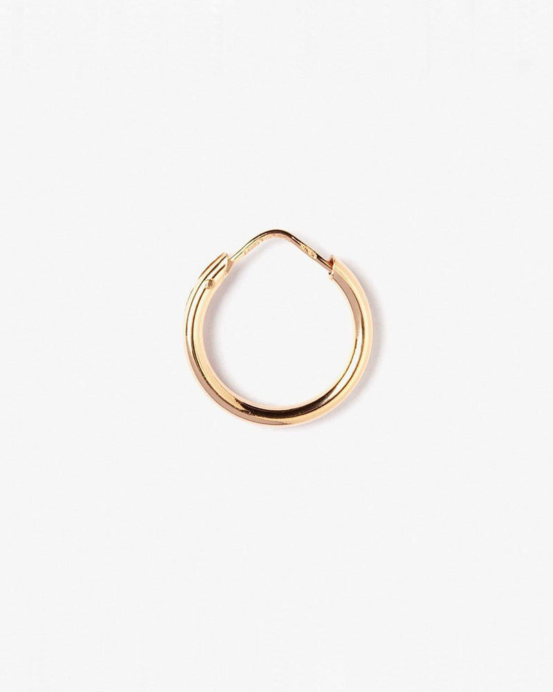 ORECCHINO SINGOLO CERCHIO IMPERNATO FILO TONDO 2,5 - 15MM / ORO ROSA LUCIDO