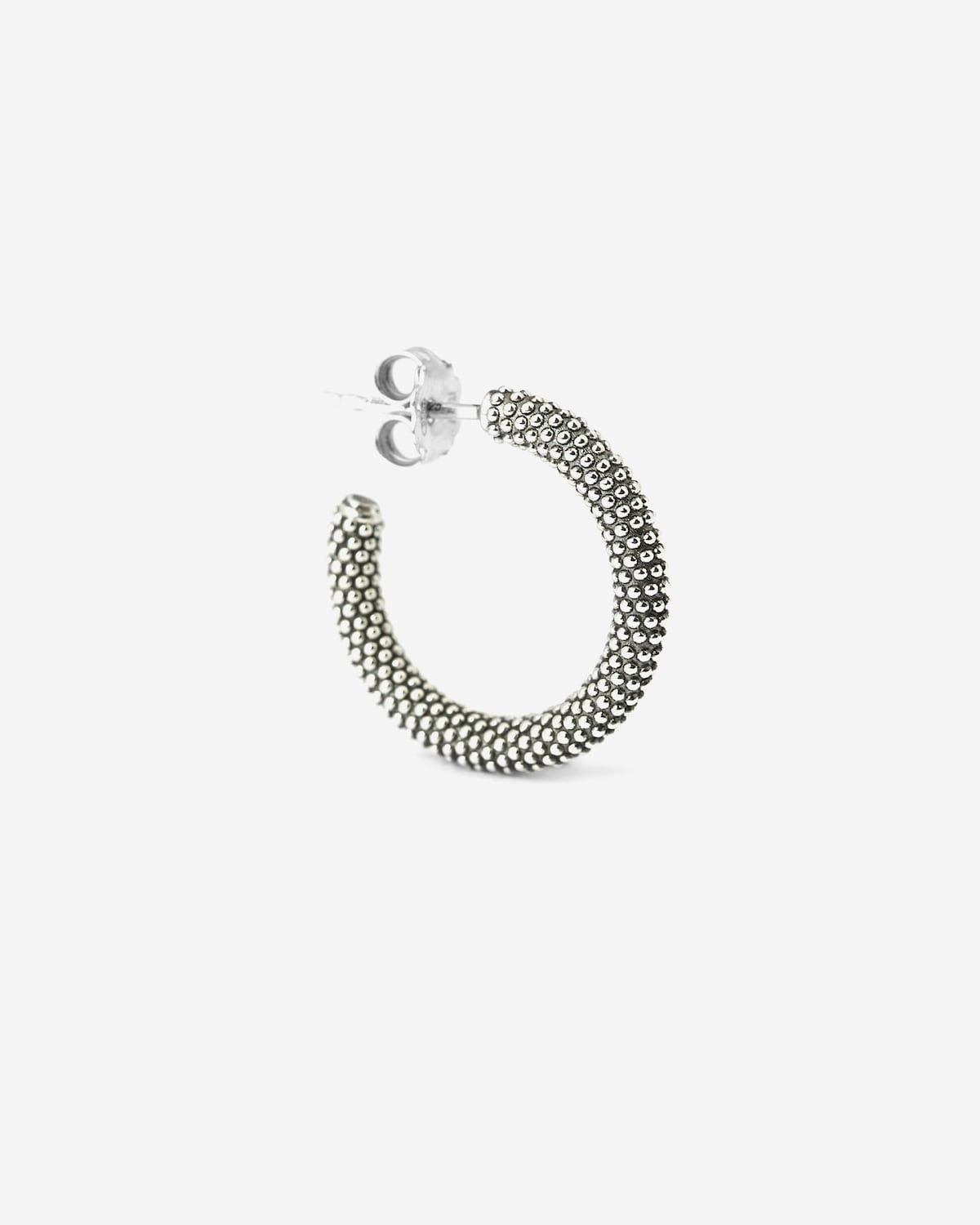 BOUCLE D’OREILLE UNIQUE CERCLE À PICOTS MOYEN