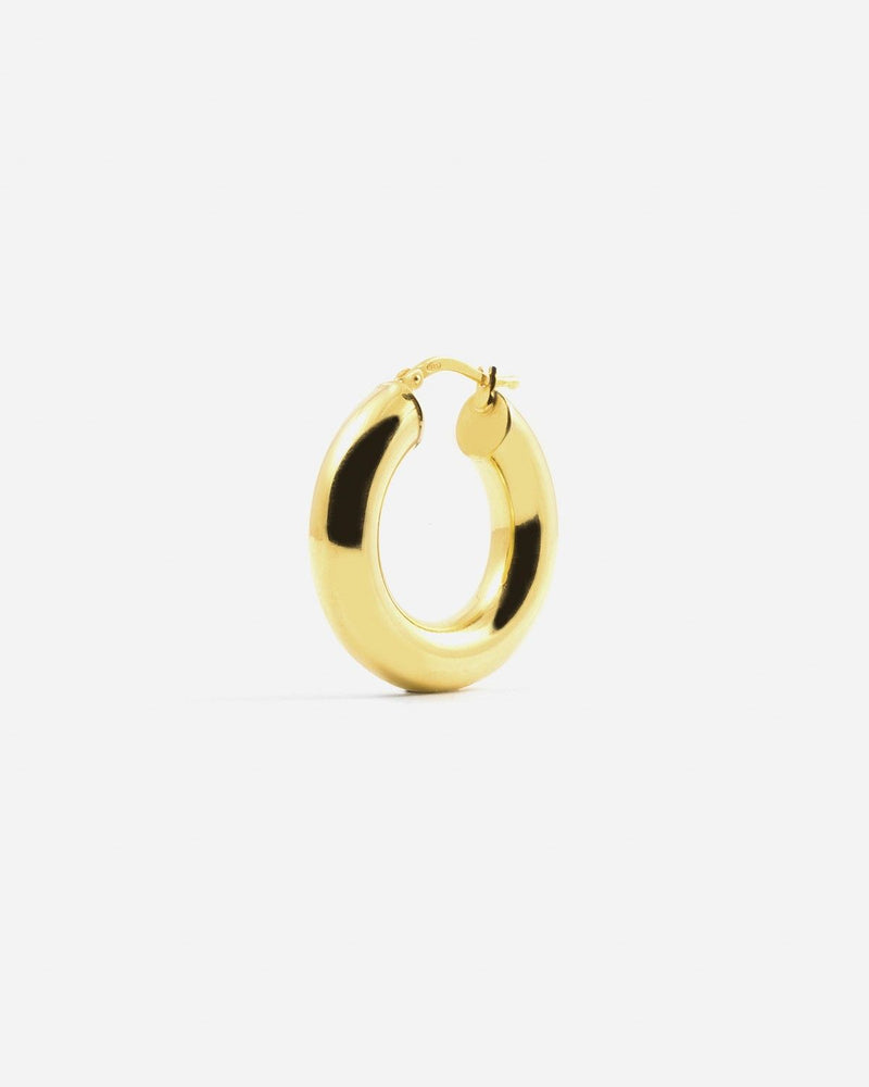 ORECCHINO A CERCHIO BOLD LOOP PLACCATO ORO