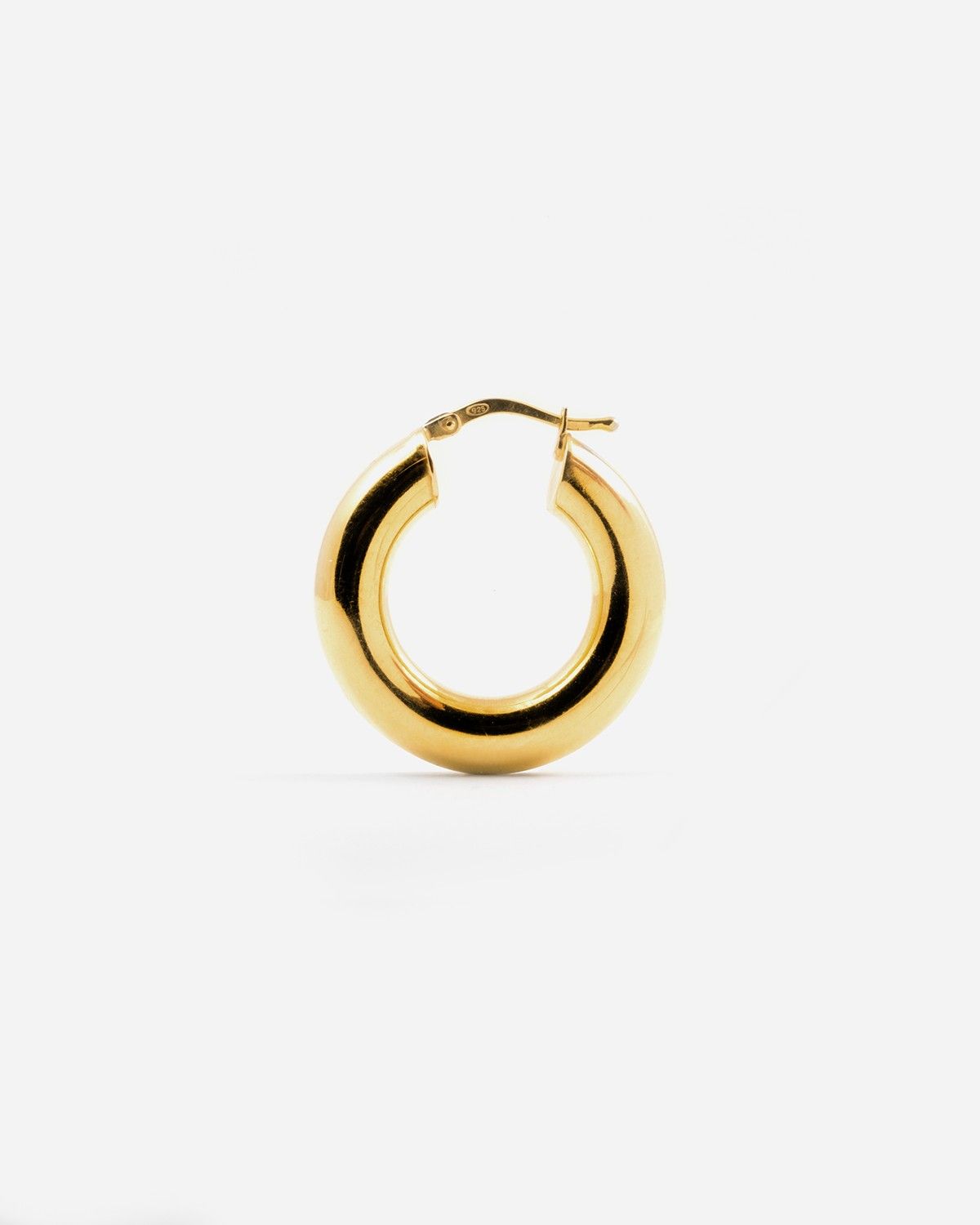 BOUCLE D’OREILLE UNIQUE BOLD LOOP / OR JAUNE BRILLANT