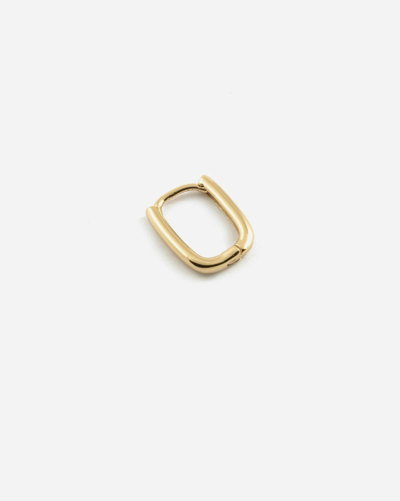 ORECCHINO OVALE MINI SLIM PLACCATO ORO