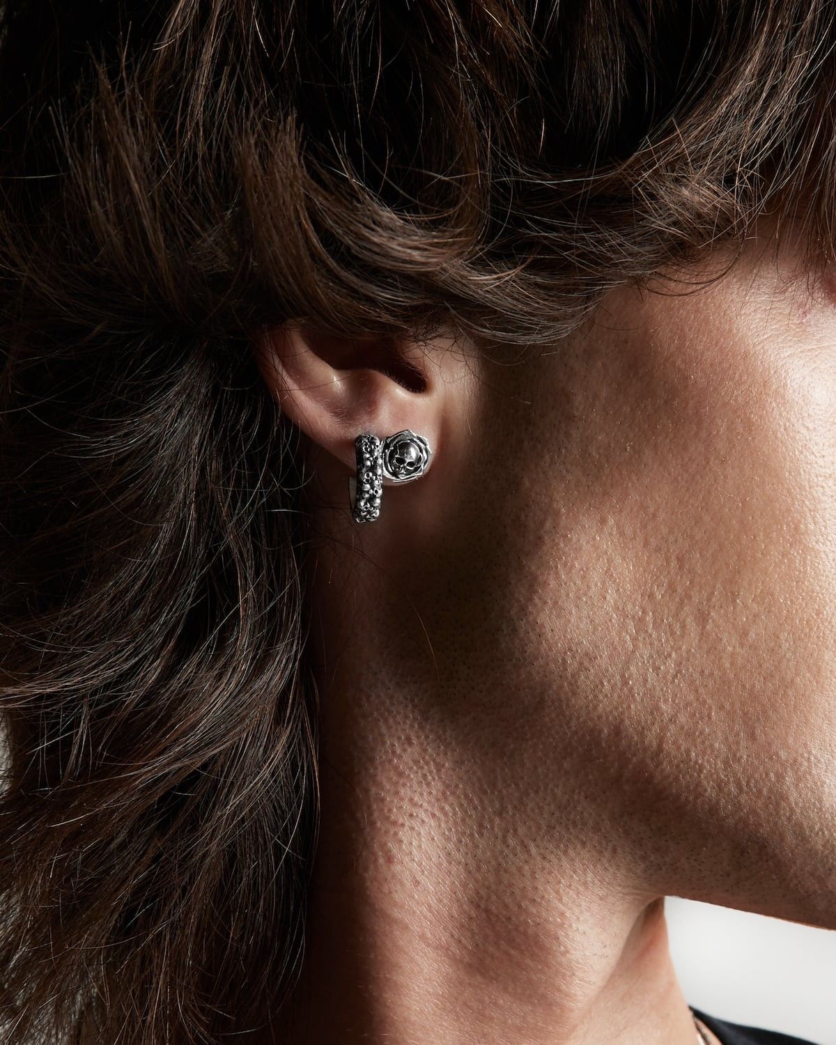 BOUCLE D'OREILLE SKULL BUD