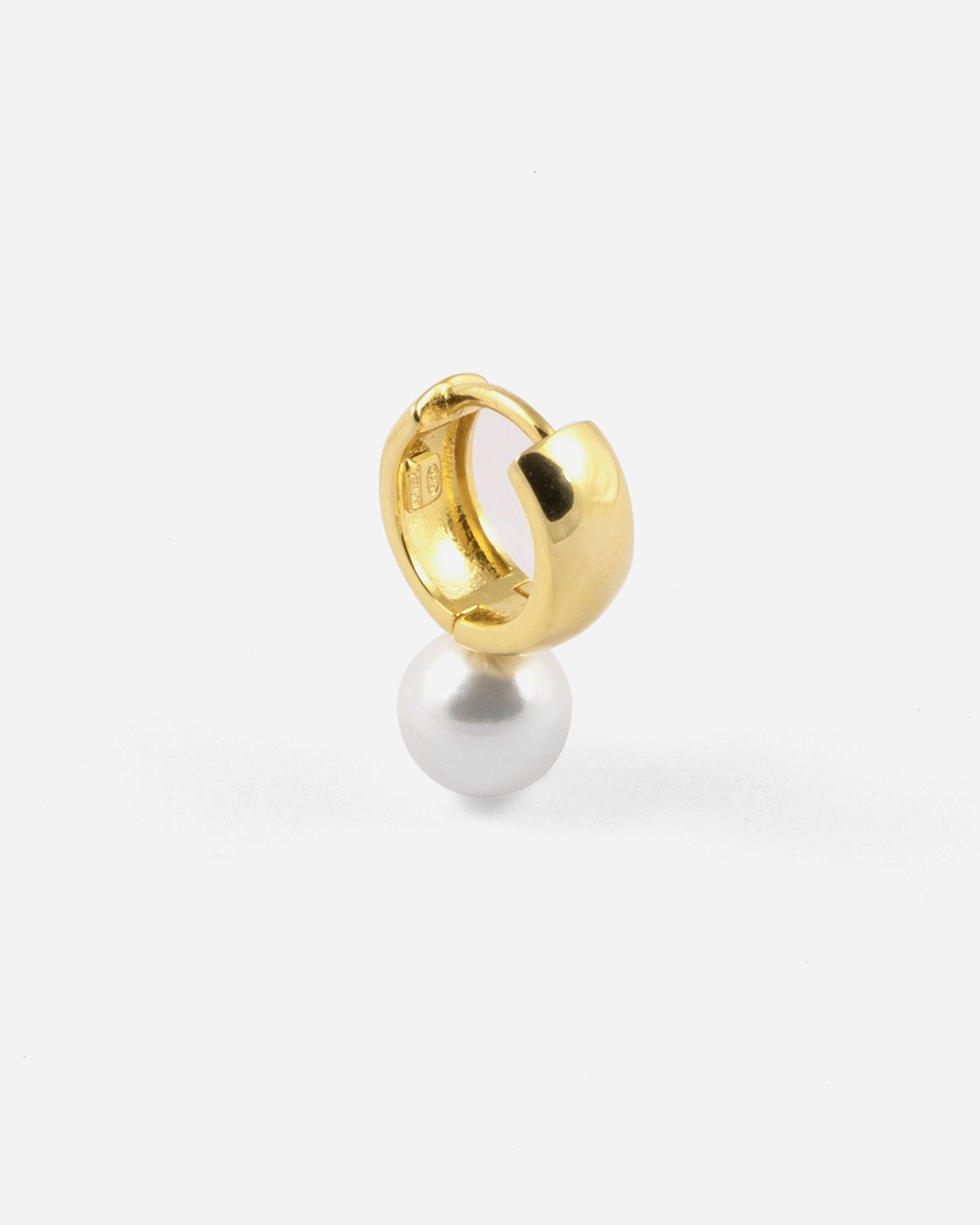 GOLD PEARL OYSTER EARRING
