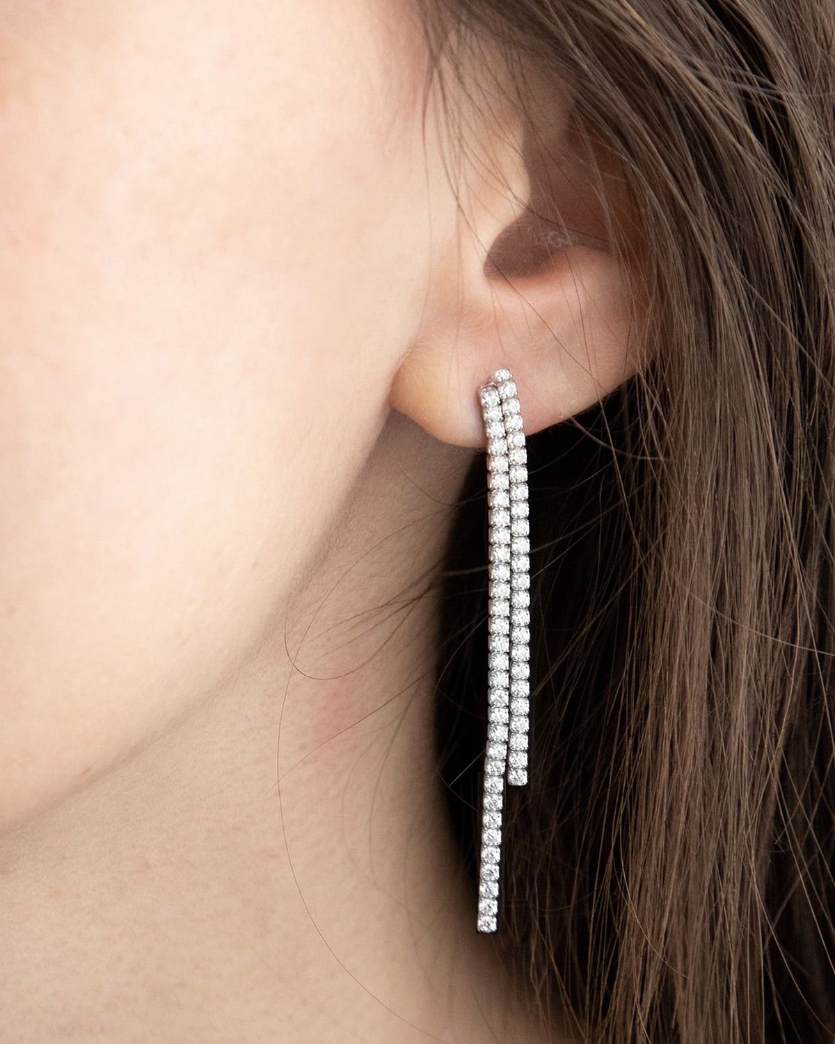 BOUCLE D'OREILLE SHINY WATERFALL