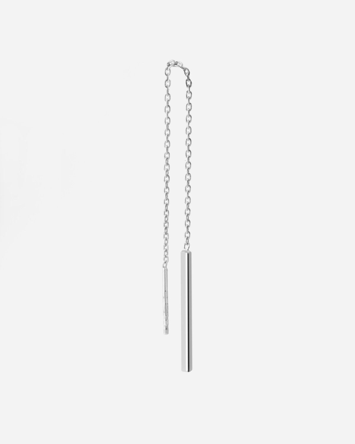 PENDIENTE CADENA SILVER BUTTERFLY BAR DE PLATA