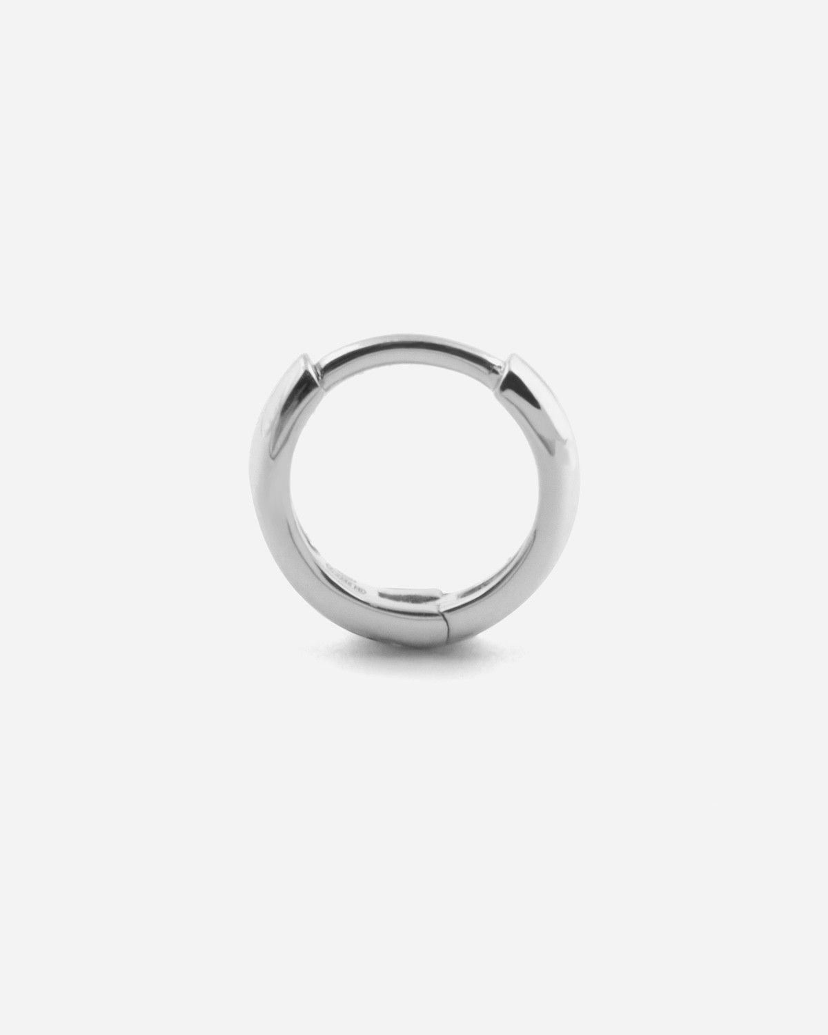 BOUCLE D'OREILLE CERCLE DIAM 8 MM AVEC LOQUET EN ARGENT