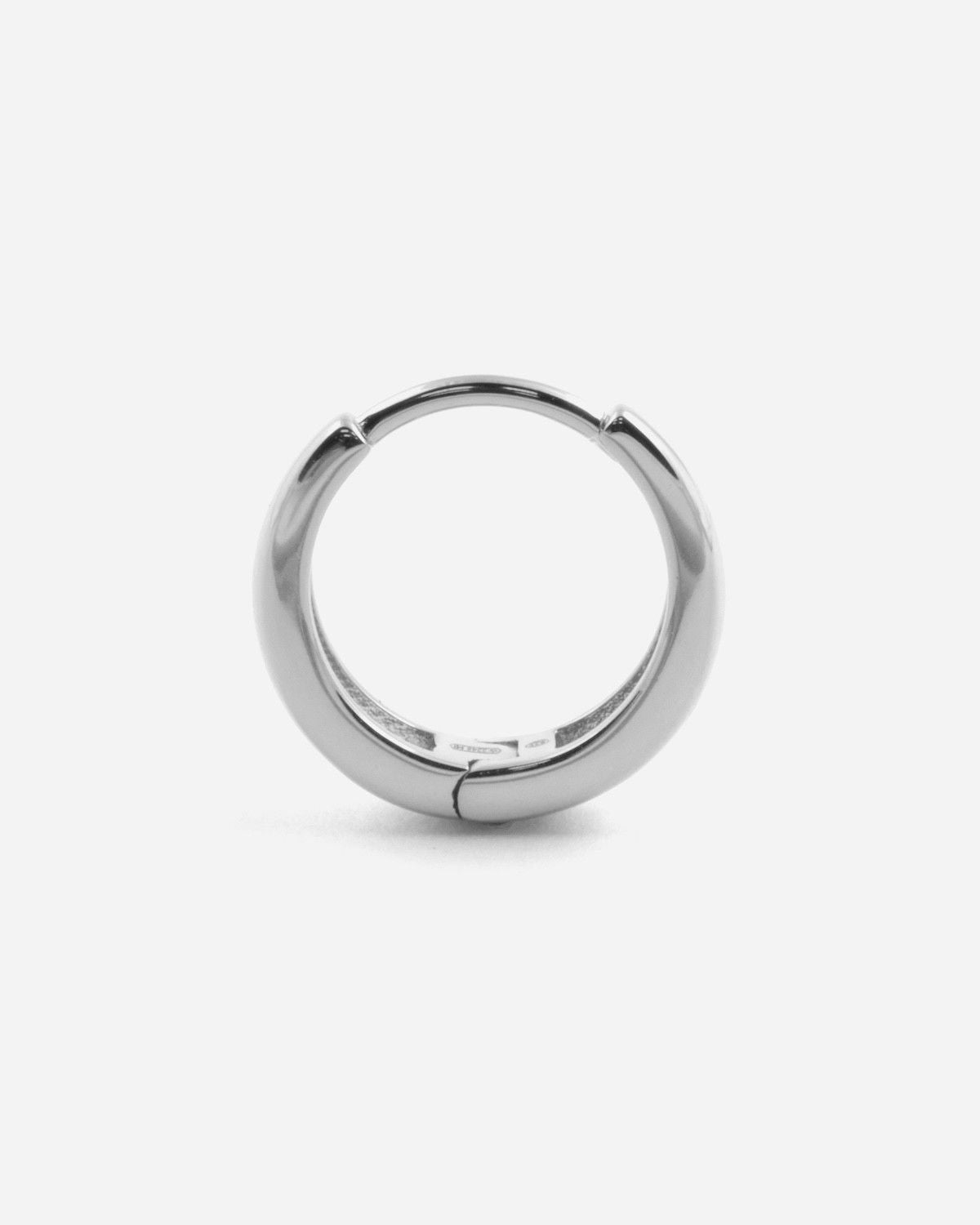 ORECCHINO A CERCHIO DIAM 11 MM CON SCATTINO IN ARGENTO