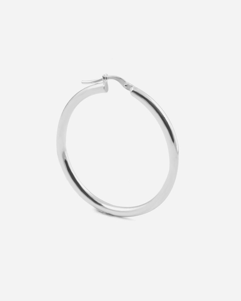 BOUCLE D'OREILLE CERCLE GRANDE LISSE 2,5 MM DIAM 30 MM