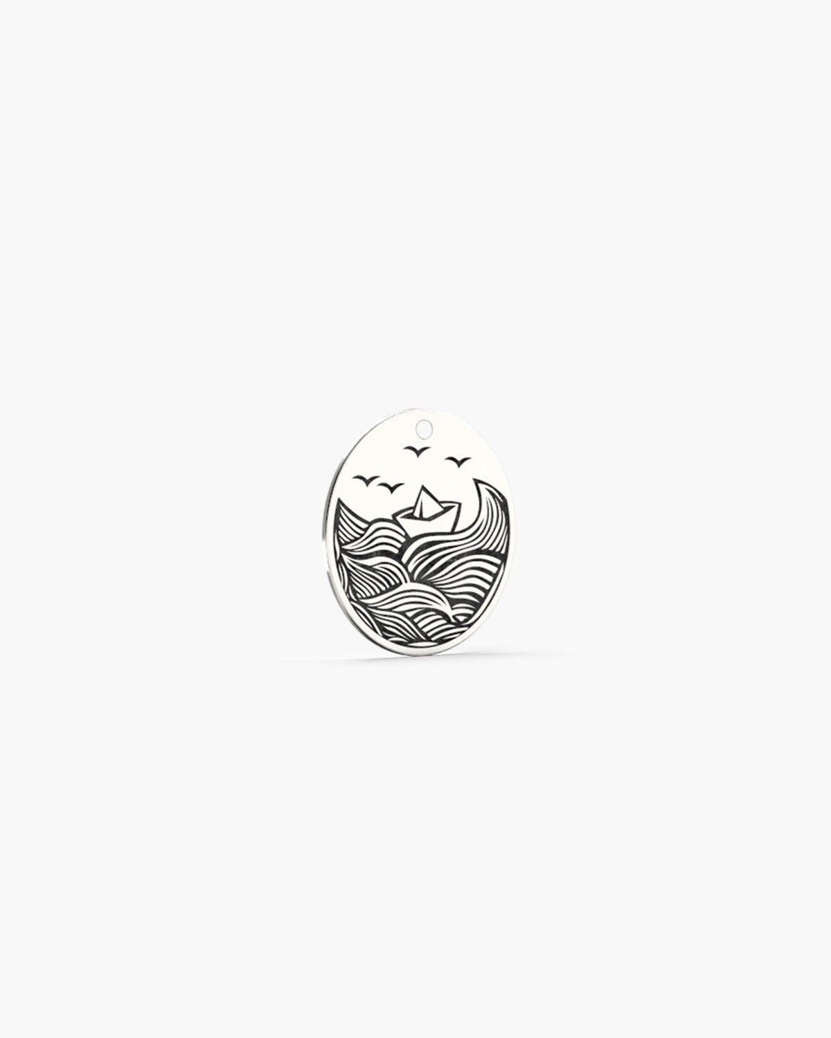 PENDENTIF PLAQUE RONDE