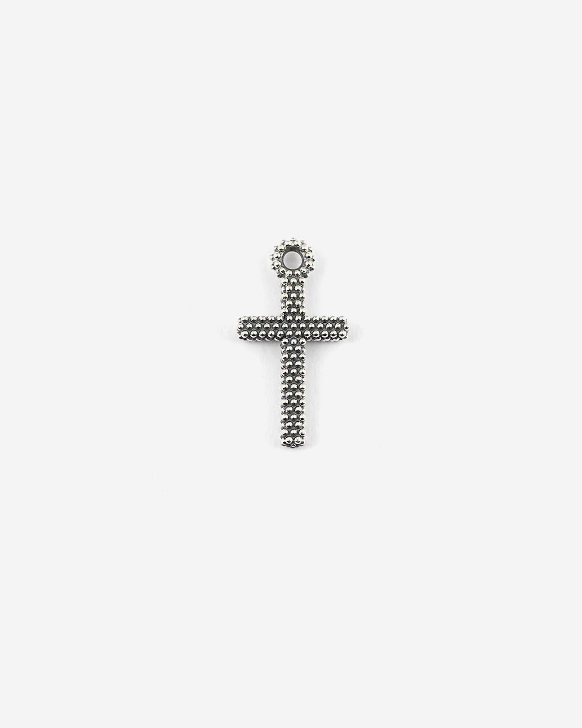SMALL DOTTED CROSS PENDANT