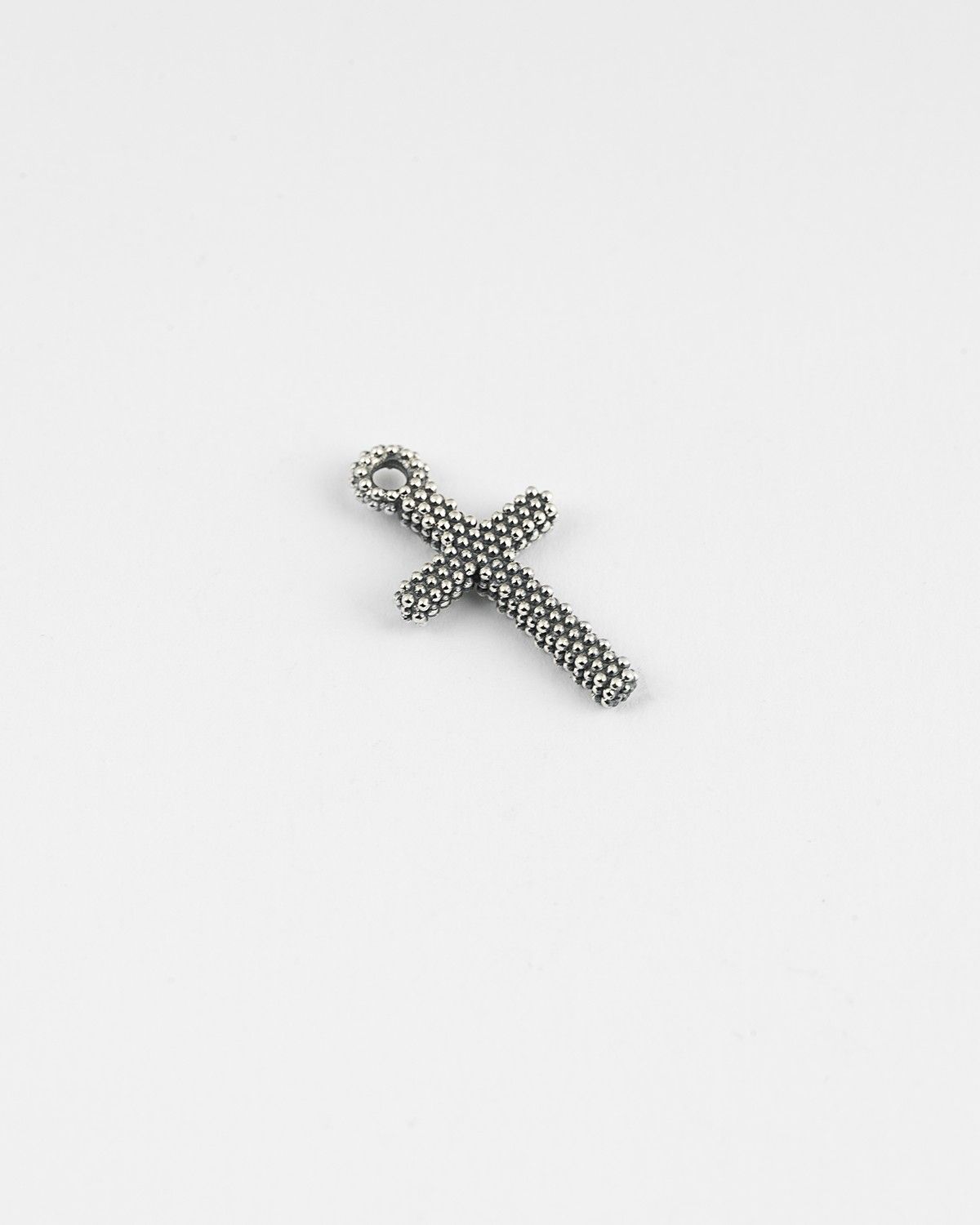SMALL DOTTED CROSS PENDANT