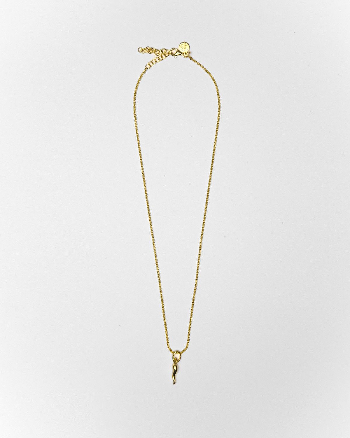 ANHÄNGER CHARM LUCKY HORN / GELBGOLD POLIERT