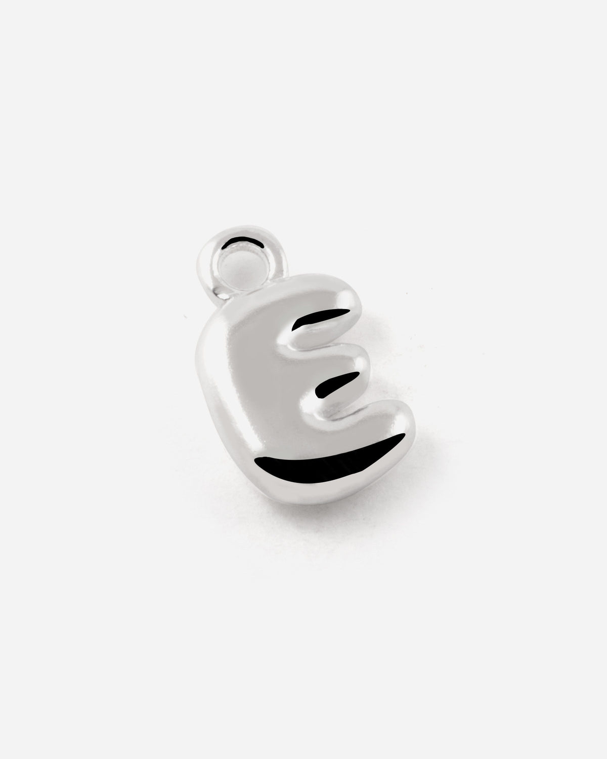 PENDENTIF LETTRE BOLD EN ARGENT