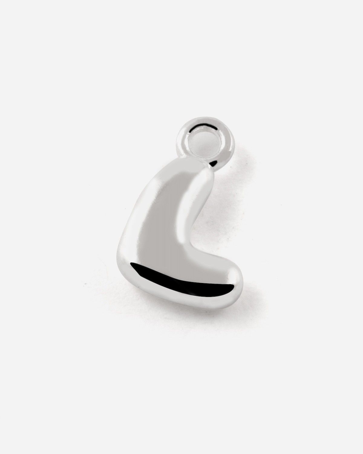 PENDENTIF LETTRE BOLD EN ARGENT