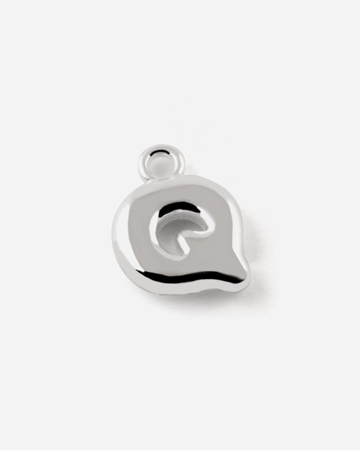 PENDENTIF LETTRE BOLD EN ARGENT