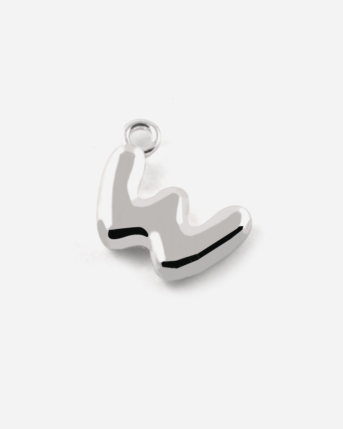 PENDENTIF LETTRE BOLD EN ARGENT