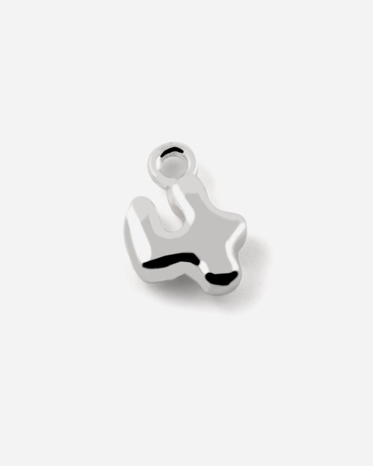 CIONDOLO NUMERO BOLD IN ARGENTO