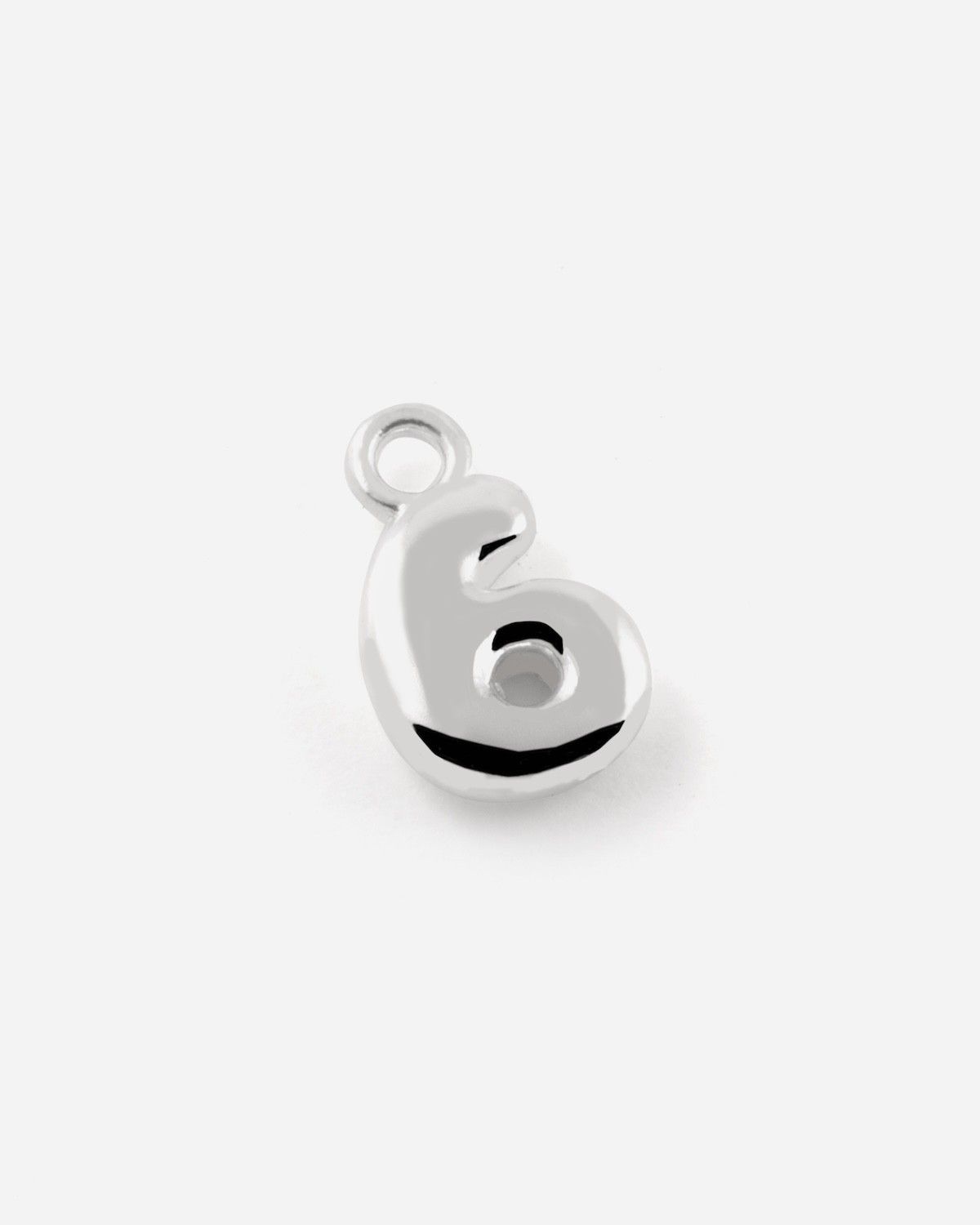 CIONDOLO NUMERO BOLD IN ARGENTO